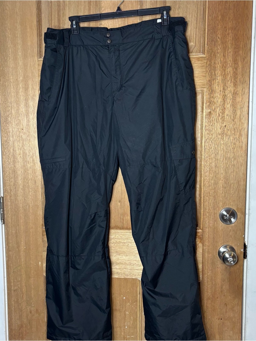 Columbia Men's Black Outdoor Pants Lightweight Water Resistant size XL